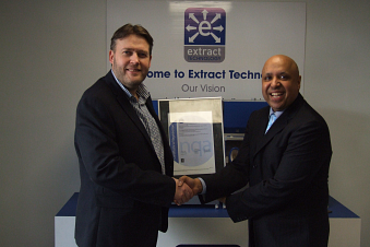 Extract Technology Ltd awarded ISO 9001:2015
