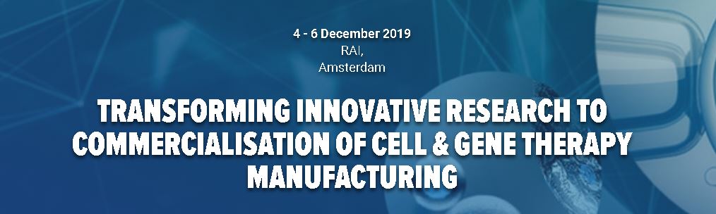 Cell Therapy Manufacturing and Gene Therapy Congress, Amsterdam